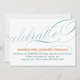 Celebrate Engagment-Party Einladungen