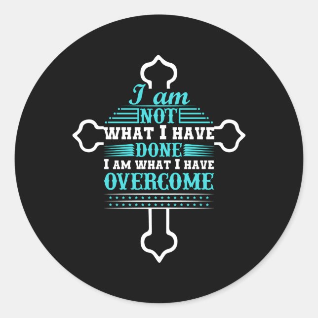 Celebrate Erholung Christliche Kirche Runder Aufkleber (Vorderseite)