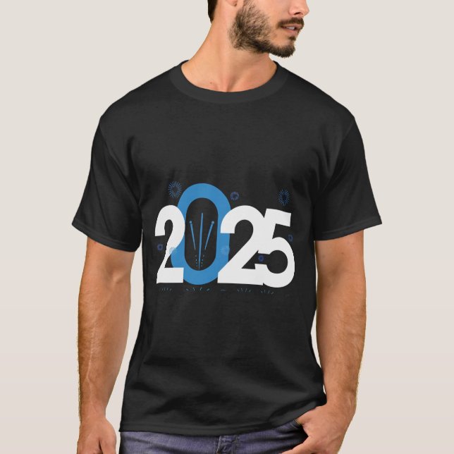 Celebrate Everyday Style 2025 New year Men T - Shi T-Shirt (Vorderseite)