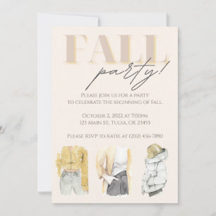 Celebrate Fall Party Einladung