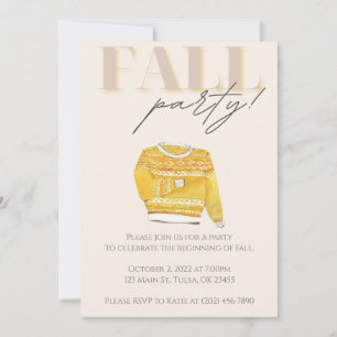 Celebrate Fall Party Einladung
