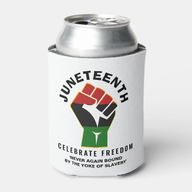 Celebrate Freedom JUNETEENTH Dosenkühler (Kanne Vorderseite)