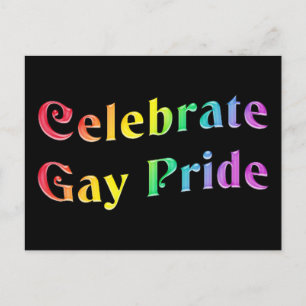 Celebrate Gay Pride Postkarte