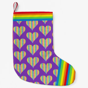 Celebrate Gay Pride Rainbow Liebe LGBTQ Kleiner Weihnachtsstrumpf