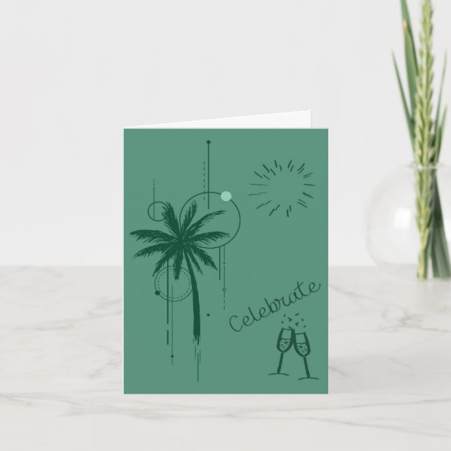 Celebrate greeting card karte (Vorderseite)