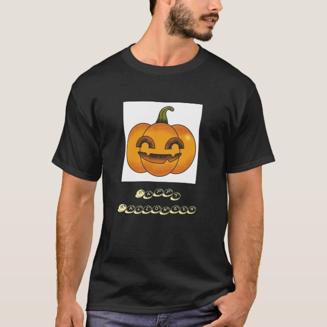 Celebrate Happy Halloween Pumpkin Bekleidung Männe T-Shirt (Vorderseite)