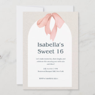 "Celebrate in style - Elegant Sweet 16 Einladung"