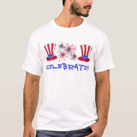 Celebrate Juli 4. Feuerwerk Uncle Sam USA