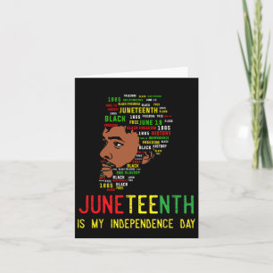 Celebrate Juneteentel Independence Day Black Men F Karte