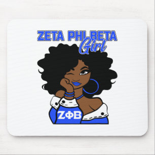 Celebrate Juneteenth Finer Girls 1920 Zeta Beta Li Mousepad