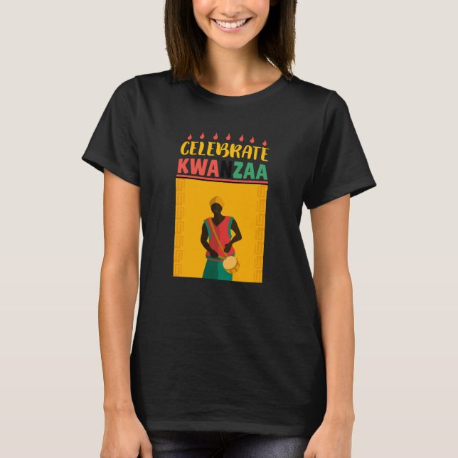 Celebrate Kwanzaa T-Shirt (Vorderseite)