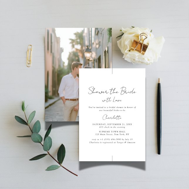 Celebrate Liebe Couple Foto Brautparty Party Einladung (Von Creator hochgeladen)