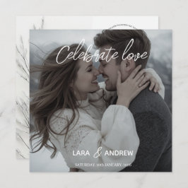 Celebrate Liebe Personalisiert Einfache Hochzeit Save The Date