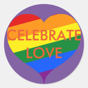 Celebrate Liebe Pride Sticker