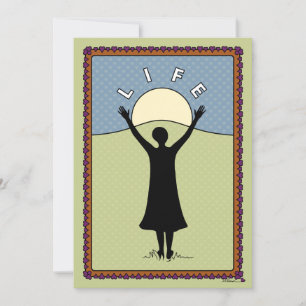 Celebrate Life_A_Flat Card 5"x7" Ankündigung