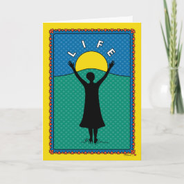 Celebrate Life B_Greeting Karte