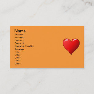 Celebrate Life Business Card Visitenkarte