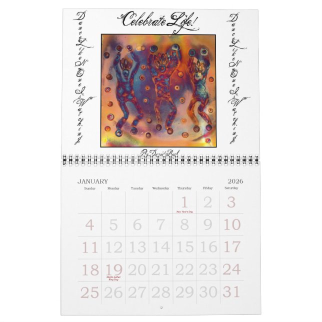 Celebrate Life calander Kalender (Jan 2026)