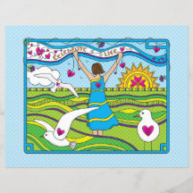 Celebrate Life_Flat Paper Sheet 11"x8,5"