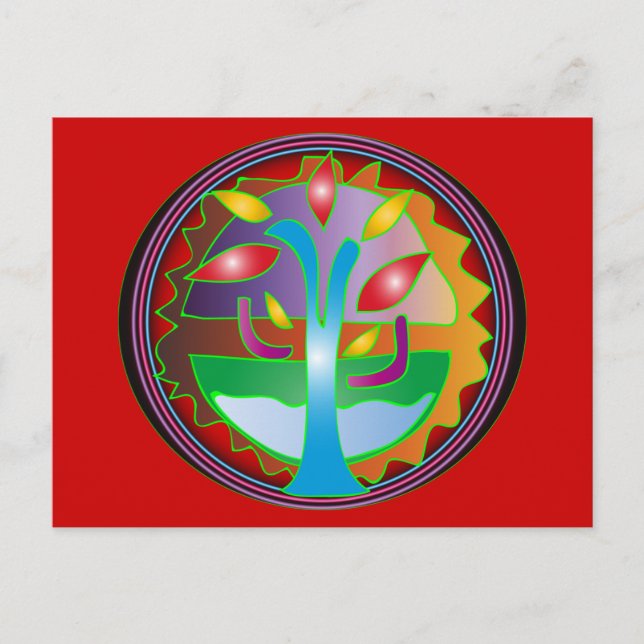 Celebrate Life Postkarte (Vorderseite)