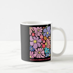 Celebrate Minds aller Art Blume Neurodiversit Kaffeetasse