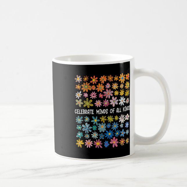 Celebrate Minds aller Art Kaffeetasse (Rechts)