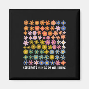 Celebrate Minds aller Art Shirt Frauen Autismus Aw Magnet