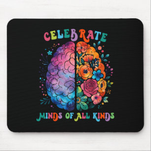 Celebrate Minds aller Art von Autismus im Bereich Mousepad