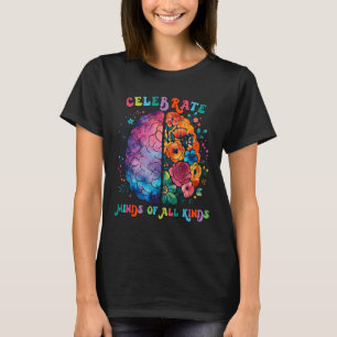 Celebrate Minds aller Art von Autismus im Bereich T-Shirt