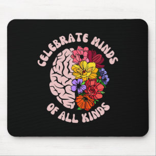 Celebrate Minds aller Arten von Autismus in der Ne Mousepad