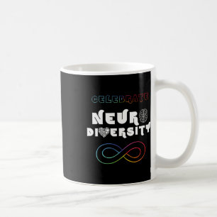 Celebrate Neurodiversity Rainbow Infinity Autisa Kaffeetasse