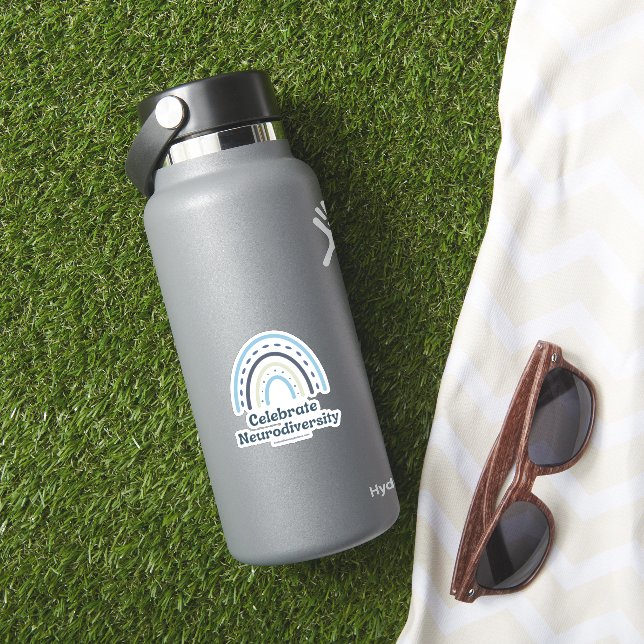 Celebrate Neuroversity Vinyl Sticker (HydroFlask Insitu)
