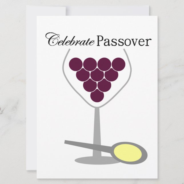 Celebrate-Passover-Seder Einladung (Vorderseite)
