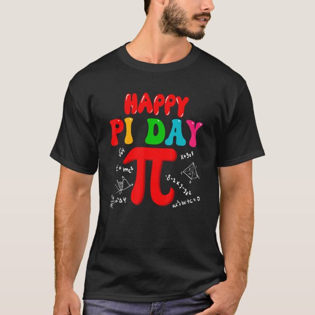 Celebrate Pi Day Cute Pi Symbol Math Lover Teacher T-Shirt (Vorderseite)