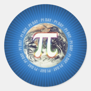 Celebrate Pi Day - mathematischer Aufkleber