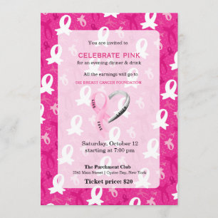 Celebrate Pink-Ereignis Einladung