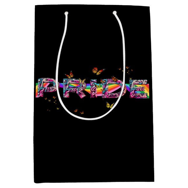 Celebrate Pride Mittlere Geschenktüte (Vorderseite)