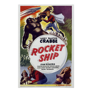 Celebrate pulp-era adventure with this Buster Crab Poster