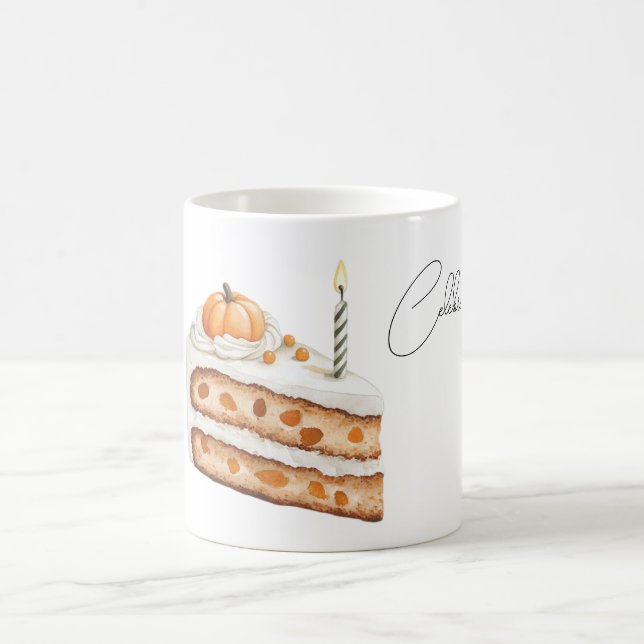 Celebrate Pumpkin Cake Candle   Kaffeetasse (Mittel)