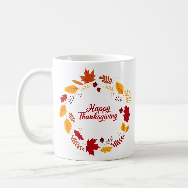 Celebrate season style! Cute festive Thanksgiving Kaffeetasse (Links)