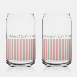 Celebrate Soda Glass Dosenglas