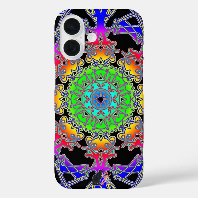 Celebrate Spectra Glyph Case-Mate iPhone Hülle (Rückseite)