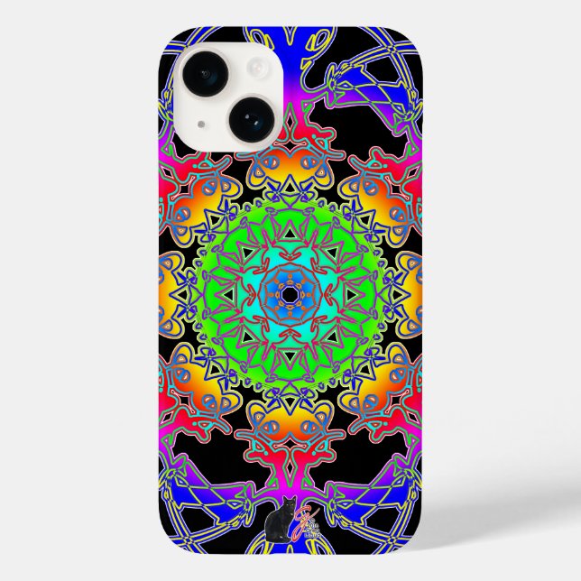 Celebrate Spectra Glyph Case-Mate iPhone Hülle (Rückseite)