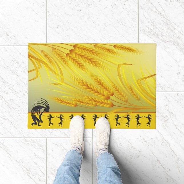 Celebrate Spring Dance Kokopelli Fußmatte (Indoor)