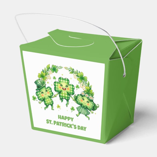 Celebrate St. Patrick’s Day Geschenkschachtel (Rückseite)