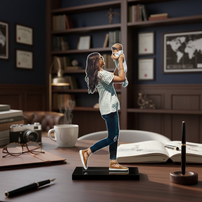 Celebrate the Arrival - New Baby Acrylic Cut-Out Freistehende Fotoskulptur (Celebrate the Arrival - New Baby Acrylic Cut-Out)