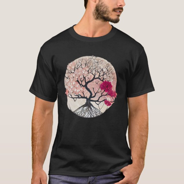 Celebrate the Beauty of Nature with a Cherry Bloss T-Shirt (Vorderseite)