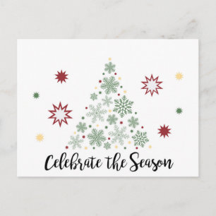 Celebrate the Season Holiday Greeting Card Feiertagspostkarte