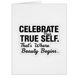 Celebrate True Self Sticker