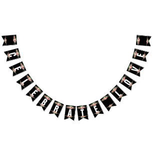 CELEBRATE Wedding Banner mit rosa Rosen